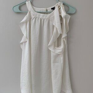 NWT Ann Taylor Sz L Cream Blouse Top